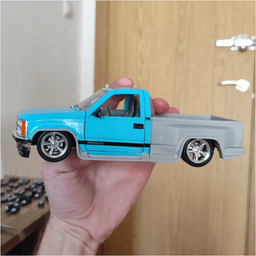 M2 Chevrolet Silverado obs Choo Choo kit 1/24 3d model