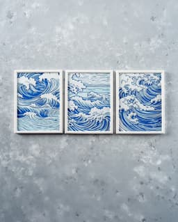 Wave Wall Art 3d model