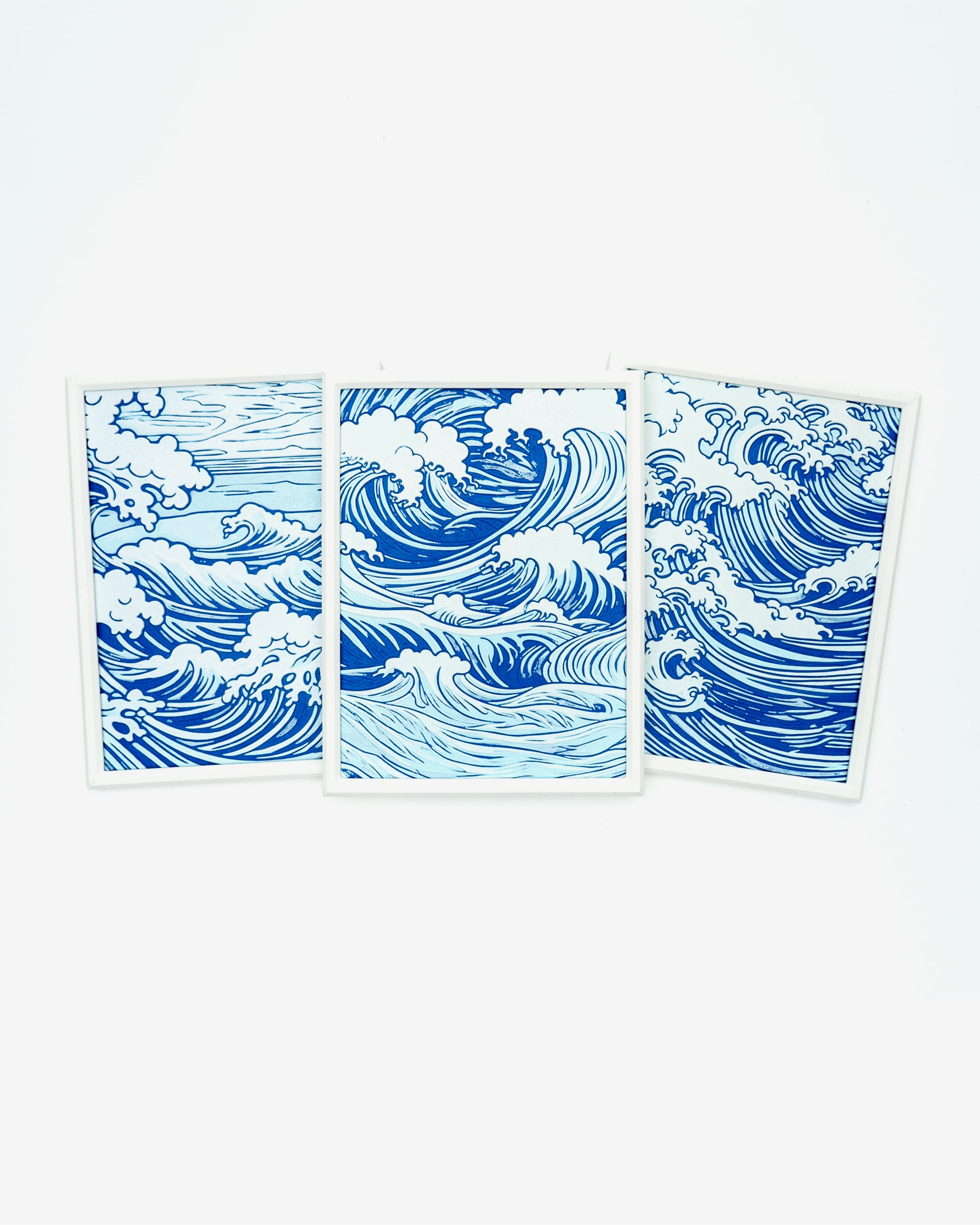 Wave Wall Art 3d model