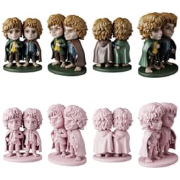 Lord of the Rings STL Files - Frodo Gandalf Aragorn - Fantasy 3D Print Models 3d model
