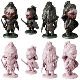 Lord of the Rings STL Files - Frodo Gandalf Aragorn - Fantasy 3D Print Models 3d model