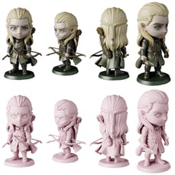 Lord of the Rings STL Files - Frodo Gandalf Aragorn - Fantasy 3D Print Models 3d model