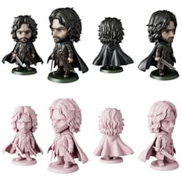 Lord of the Rings STL Files - Frodo Gandalf Aragorn - Fantasy 3D Print Models 3d model