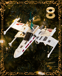 X-Wing Ornament - Star Wars - Christmas Day 8 3d model