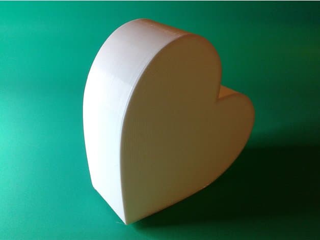 Heart, nestable box (v1) 3d model