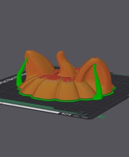 Cat-O-Pumpkin Treat Box 3d model