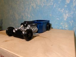 Twin Turbo Hot Rod 3d model