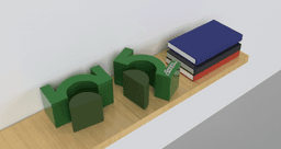 Green Lantern Book Holder Multi Parts 3d model