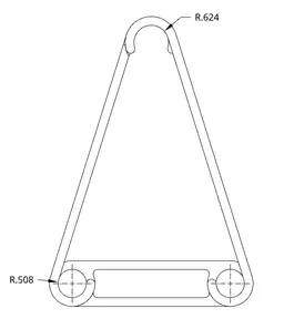 Hanging Filament Spool Rack 3d model