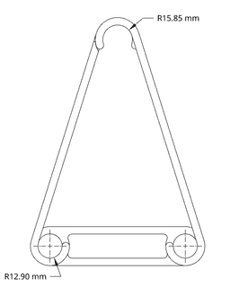 Hanging Filament Spool Rack 3d model