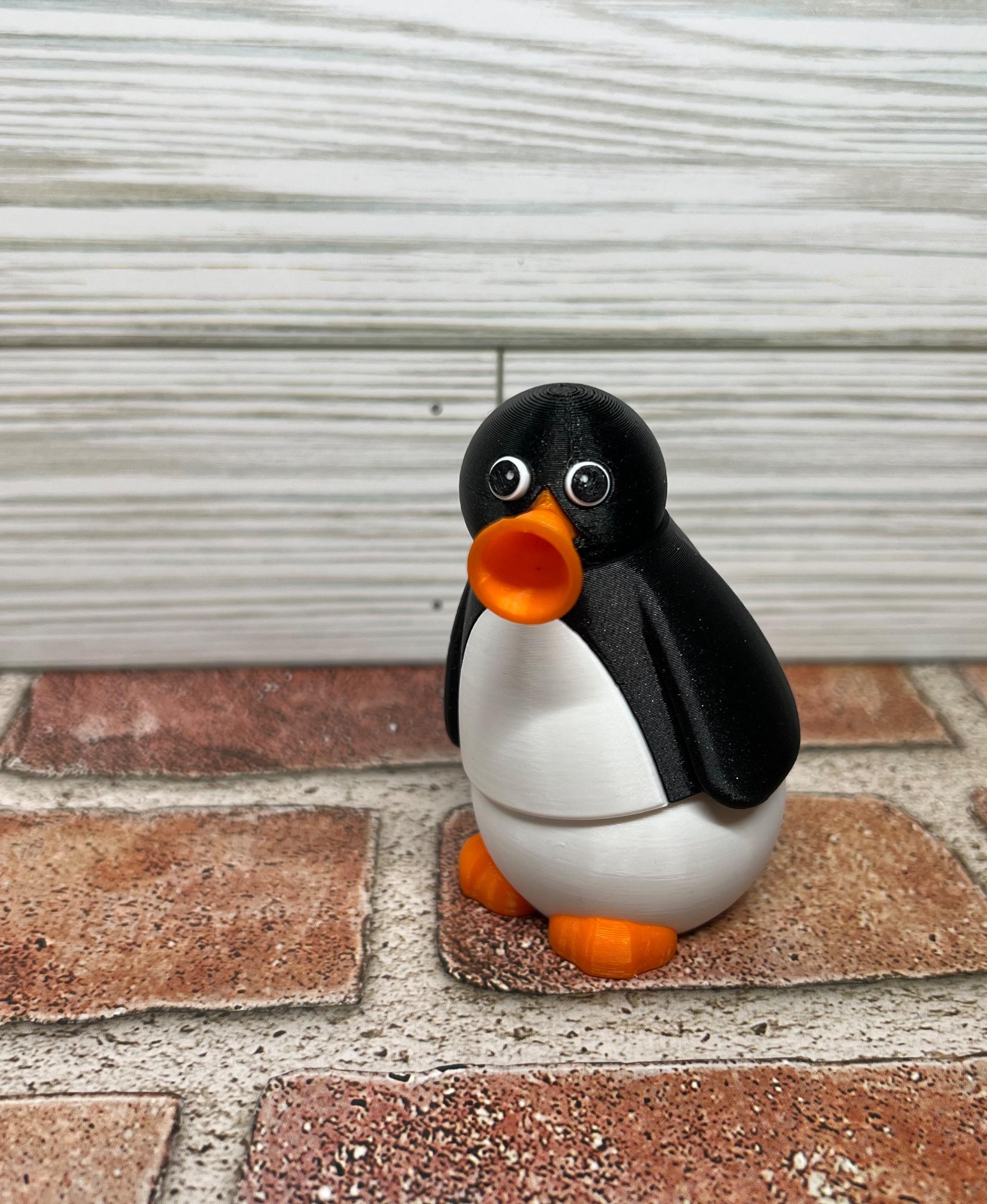 Posable Penguin Fidget 3d model