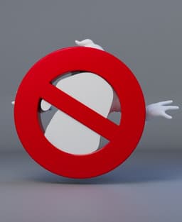 Amazing Ghostbusters LOGO - Wall hanging 3d model