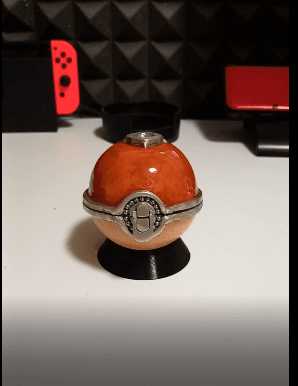 replica of the pokeball from pokemon legends arceus  3d model