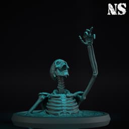 Death knight and Skeletons Bundle 3d model