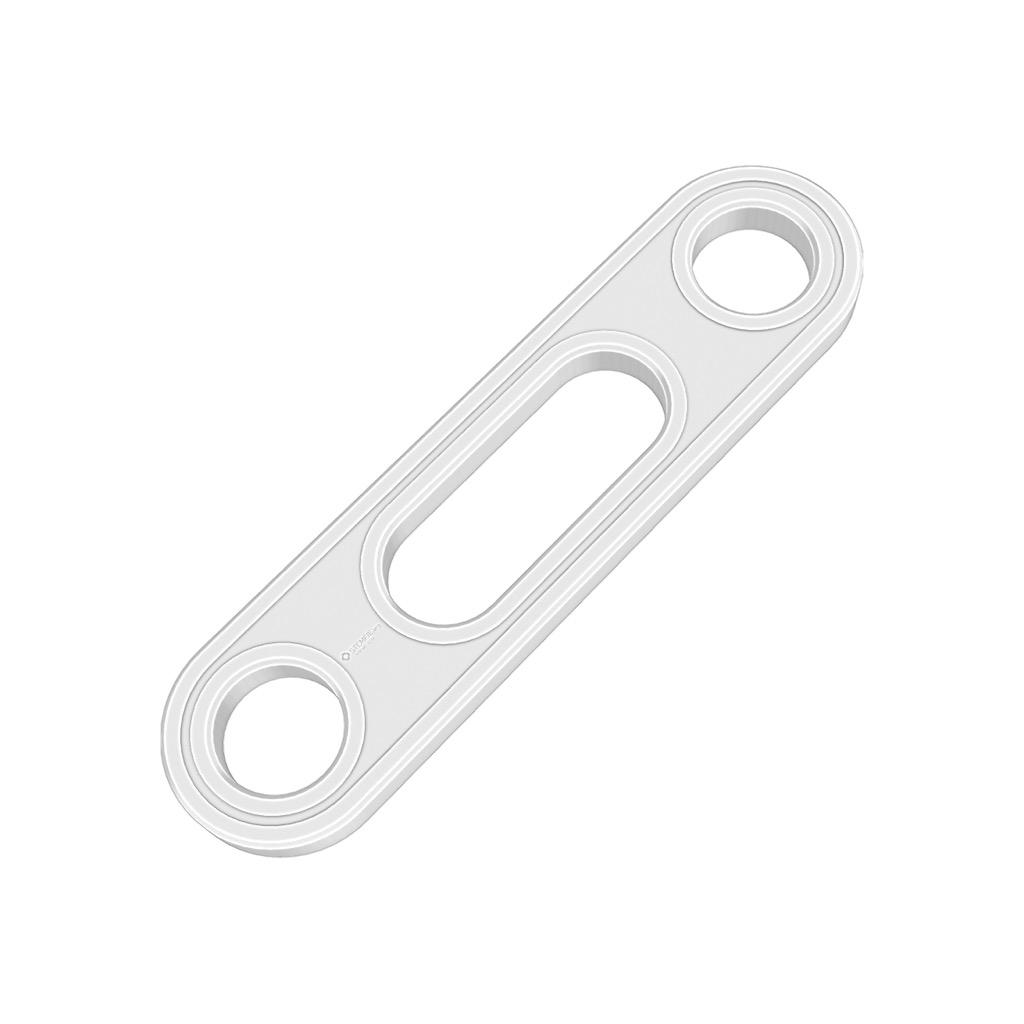 STEMFIE - Braces - Straight - Slotted - Centered - Round Ends 3d model