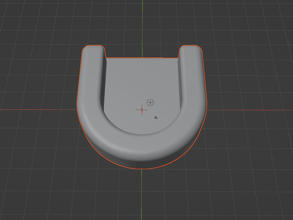 Simple Rod mount 3D model 3d model