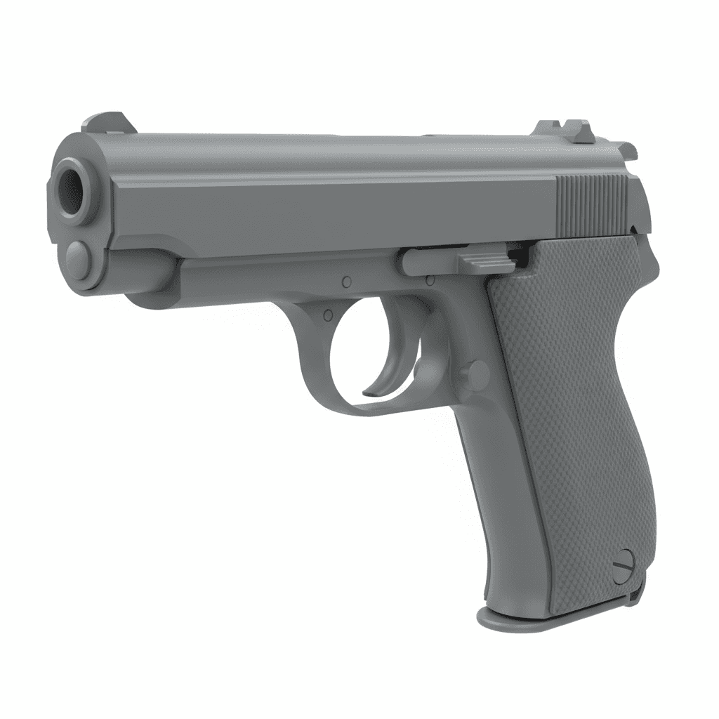 Handguns : Walther P38 Historic Military Pistol 3d model