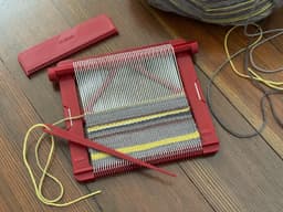 Pocket Loom Weaving Kit 4"x4" 12-dent 3d model
