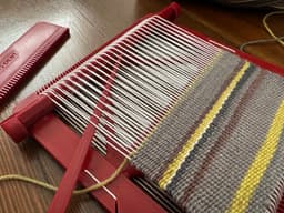 Pocket Loom Weaving Kit 4"x4" 12-dent 3d model