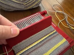 Pocket Loom Weaving Kit 4"x4" 12-dent 3d model