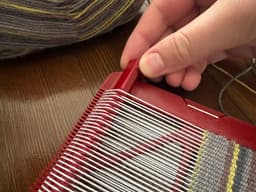 Pocket Loom Weaving Kit 4"x4" 12-dent 3d model