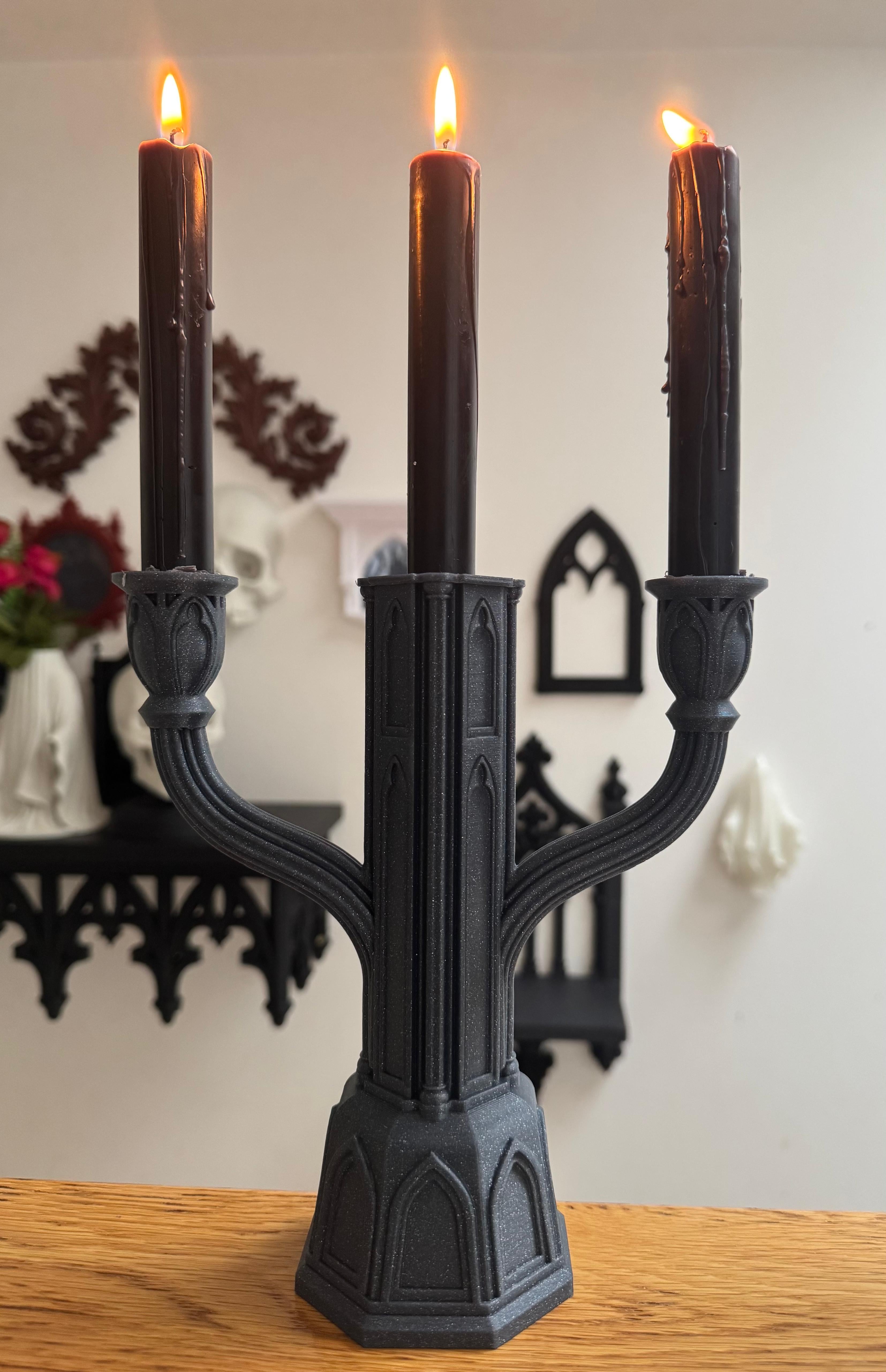 Cathedral Candle Holder Gaslight Series · No. IV 3d model