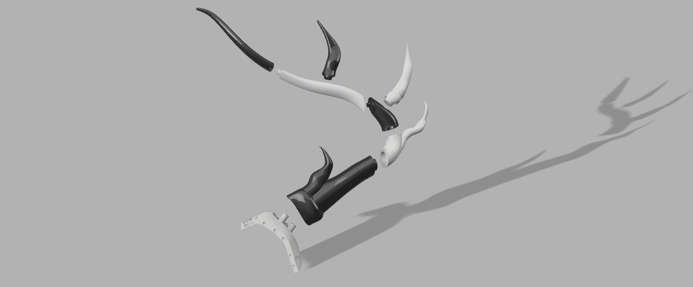 Wendigo Horn 1 3d model
