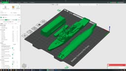 USS Arleigh Burke Class Destroyer 3D Print STL 1:800 Scale 3d model