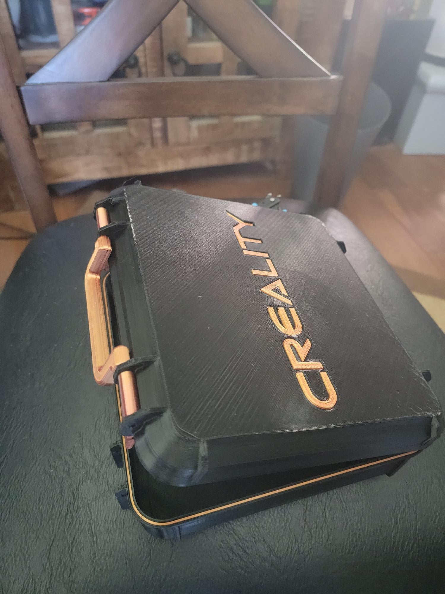 Best thing i ever made... black PLA with gold trims. Now to find the best insert.