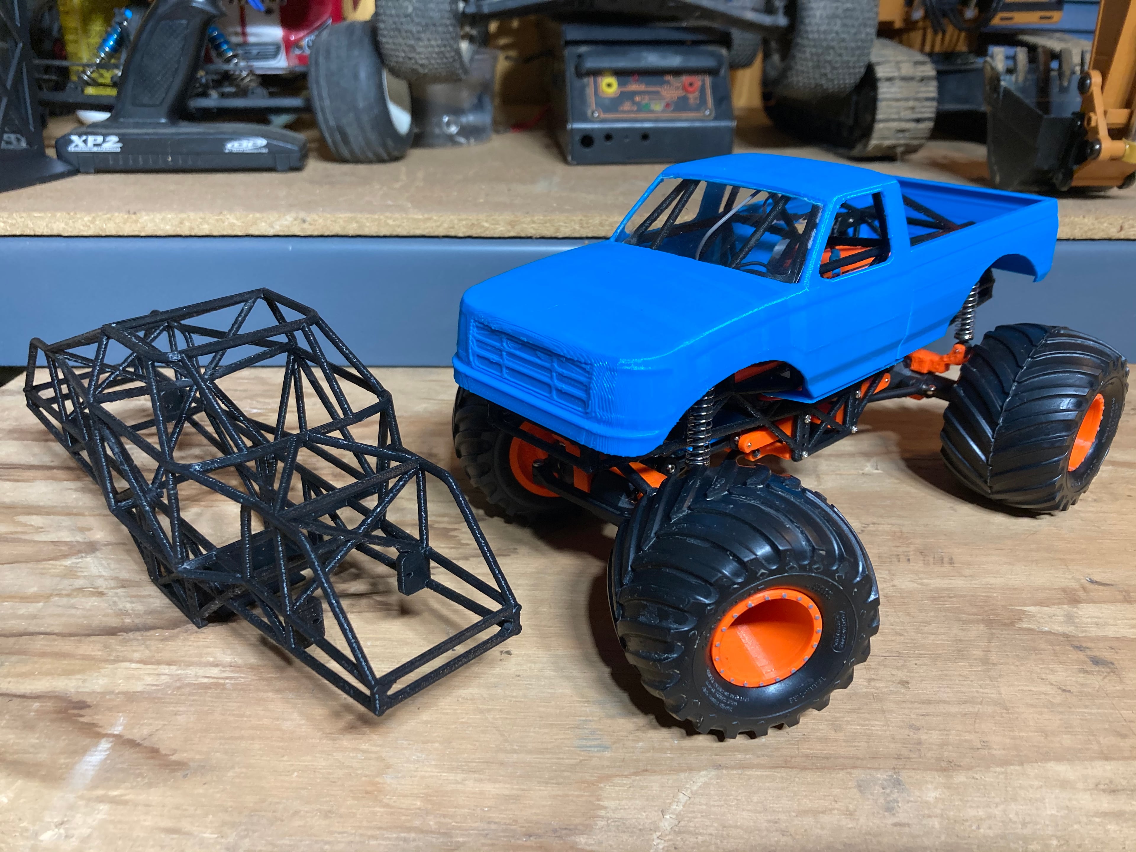 1/24 Scale Micro R/C Monster Truck VERSION:1 3d model
