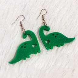 Sauropod Earrings 3d model