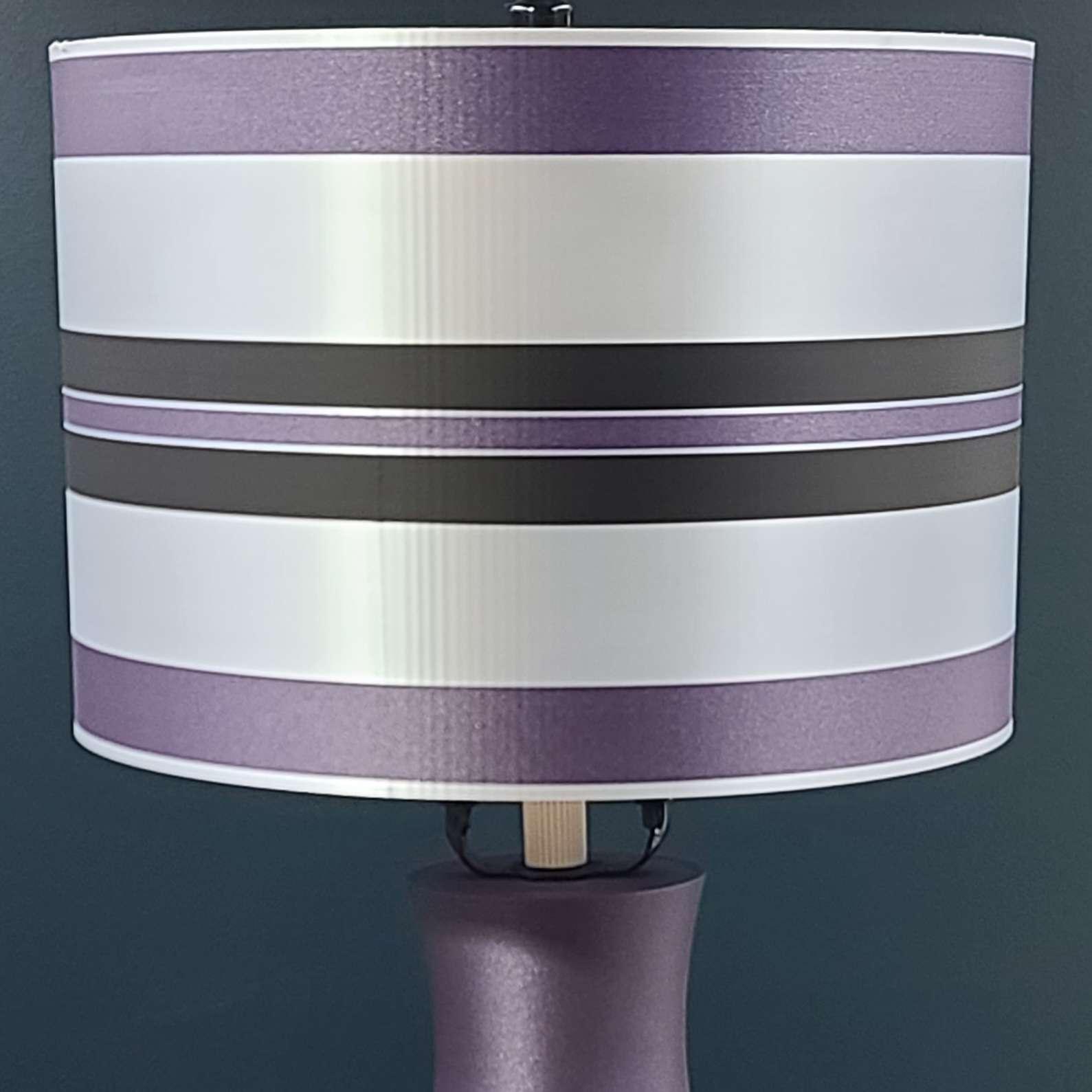 Round Lamp Shade - Stripes Design - AMS Colored (SHADE ONLY) 3d model