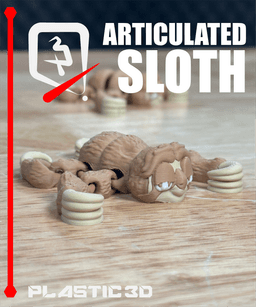 Articulated Sloth — The Zen Hanger 3d model