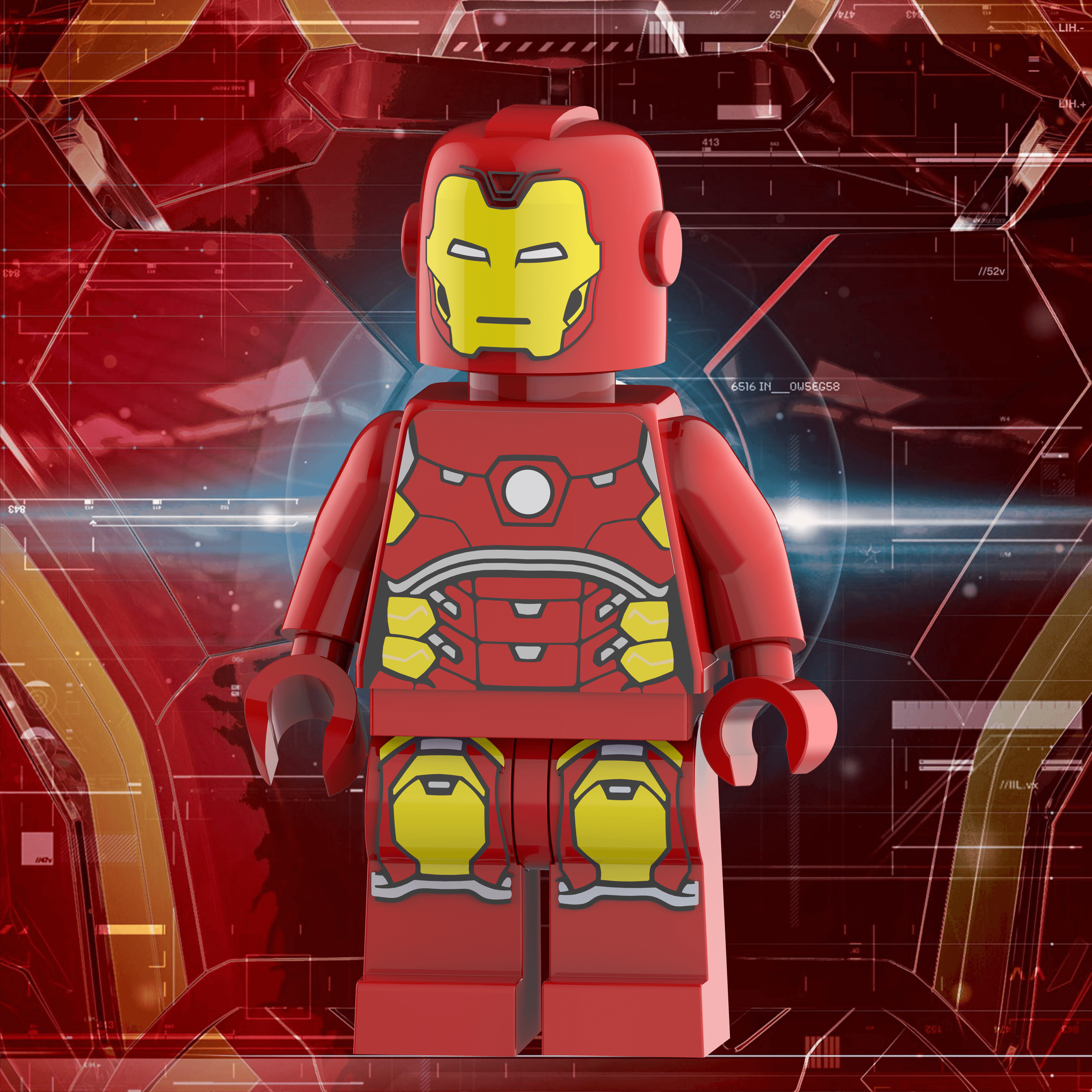 Ironman LEGO 2 3d model