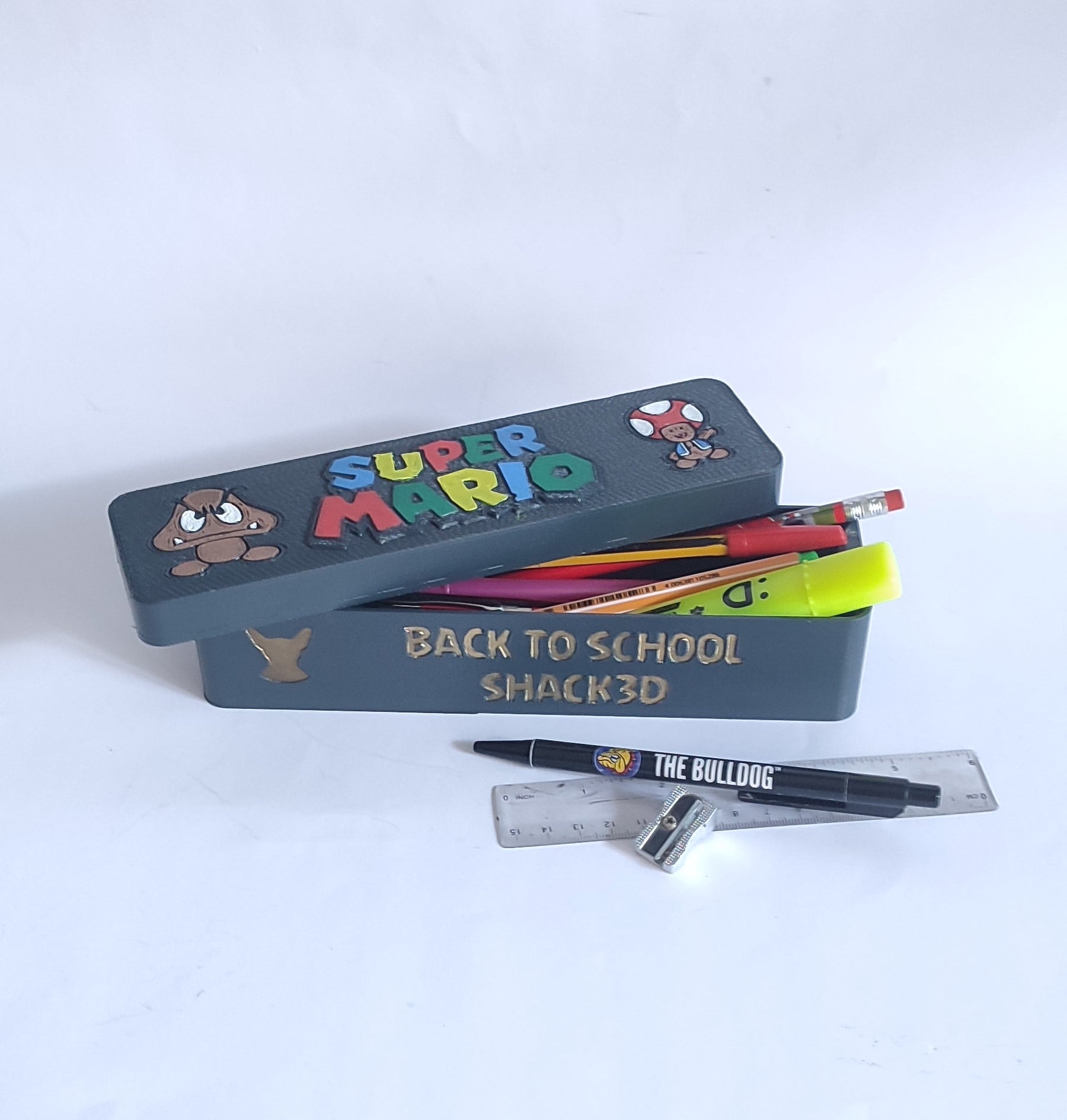 #BackToSchool PENCIL CASE MARIO 3d model