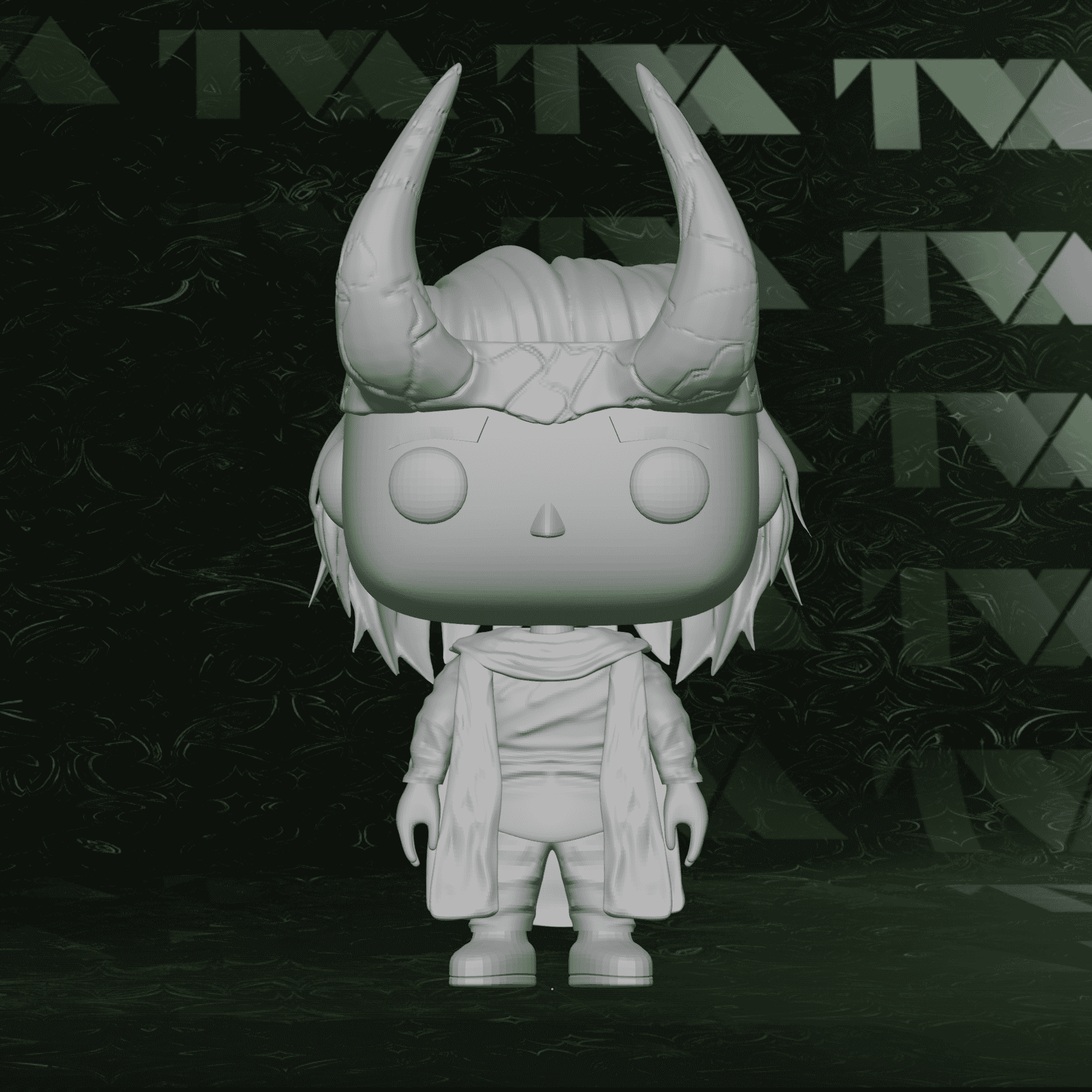 Funko Pop God Loki Standing 3d model