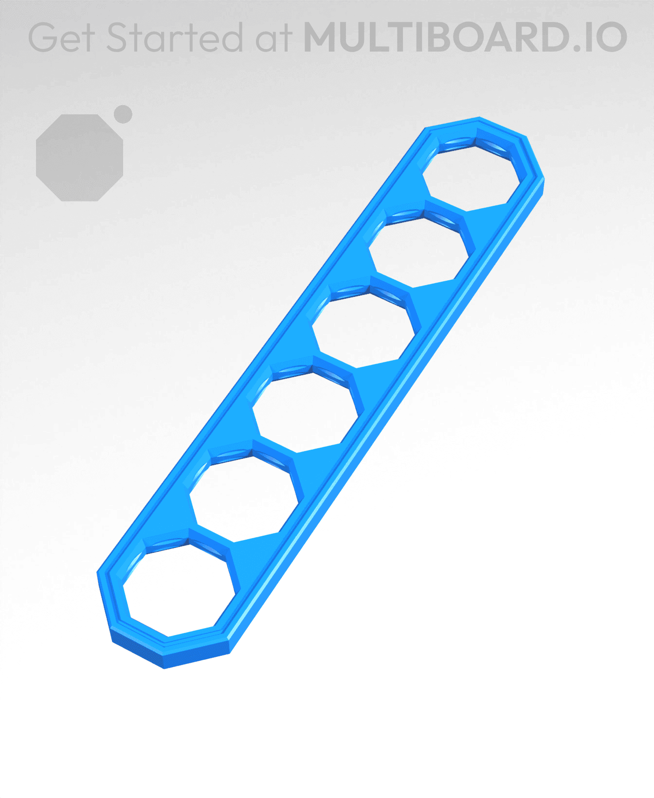 6 MU Big Holes, Bar 3d model