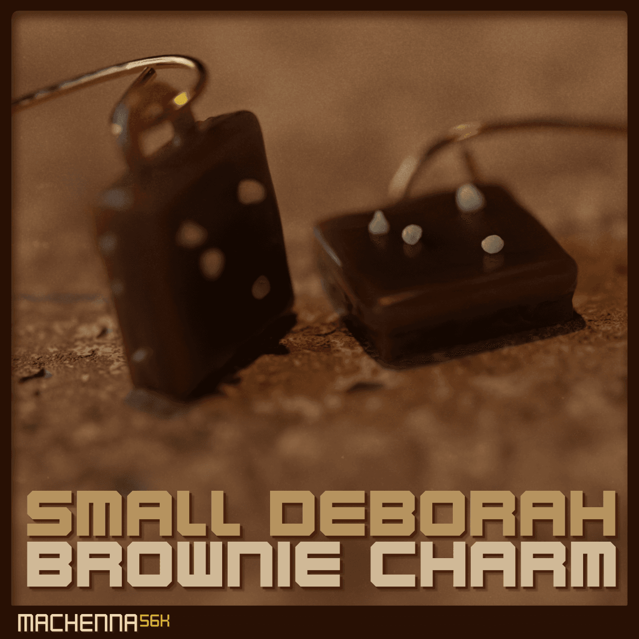 Small Deborah Brownie Charm 3d model
