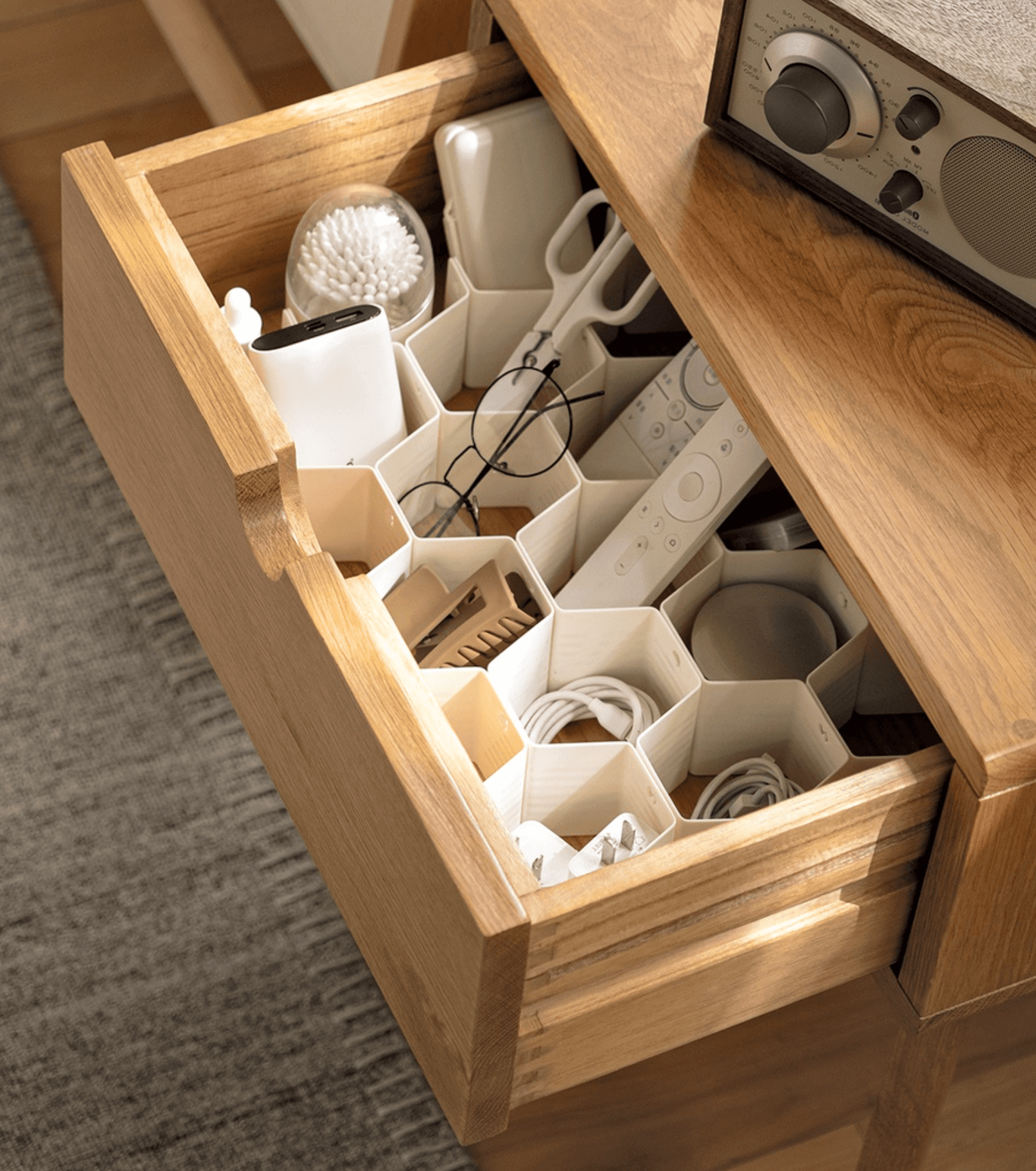 Honeycomb Drawer Divider 3d model