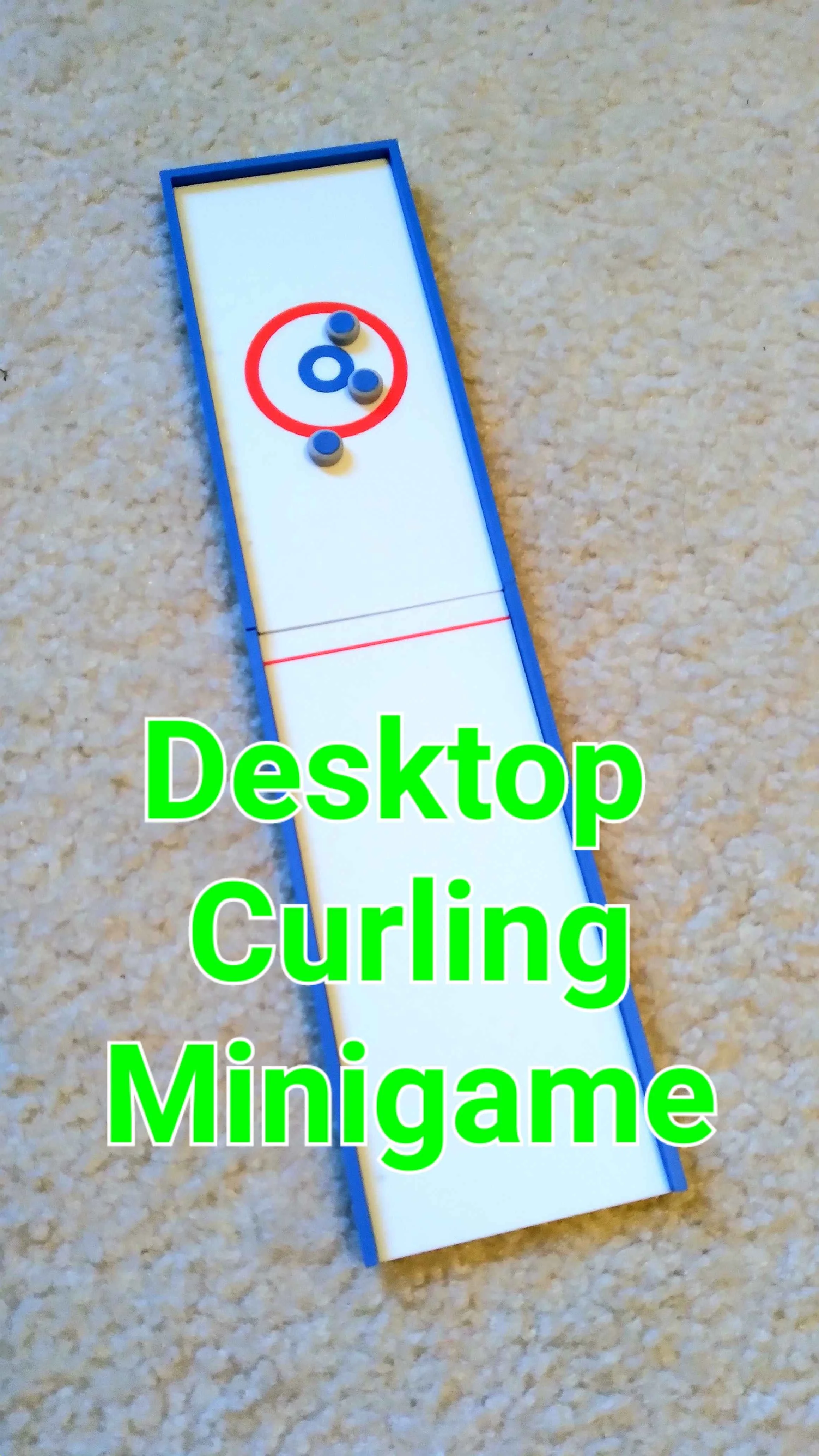 Desktop Curling Minigame 3d model