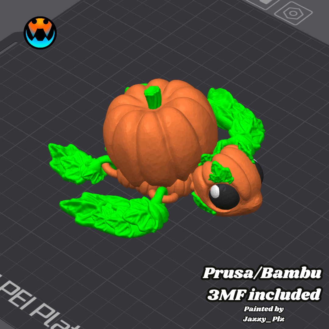 Pumpkinurtle 3d model