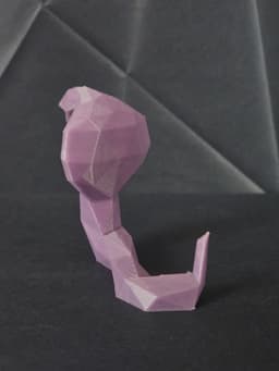 Arbok Low Poly Pokemon 3d model