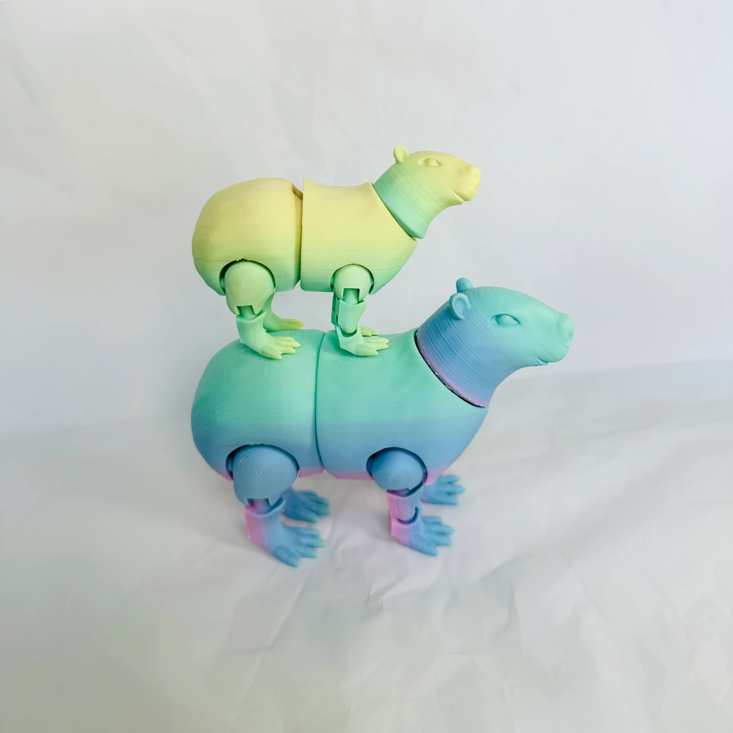 Cute Articulated Capybara 3d model
