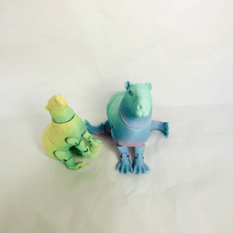 Cute Articulated Capybara 3d model