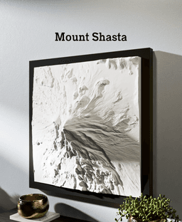 Mount Shasta 3d model