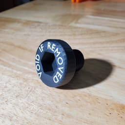 "Void if Removed" warranty indicator screw 3d model