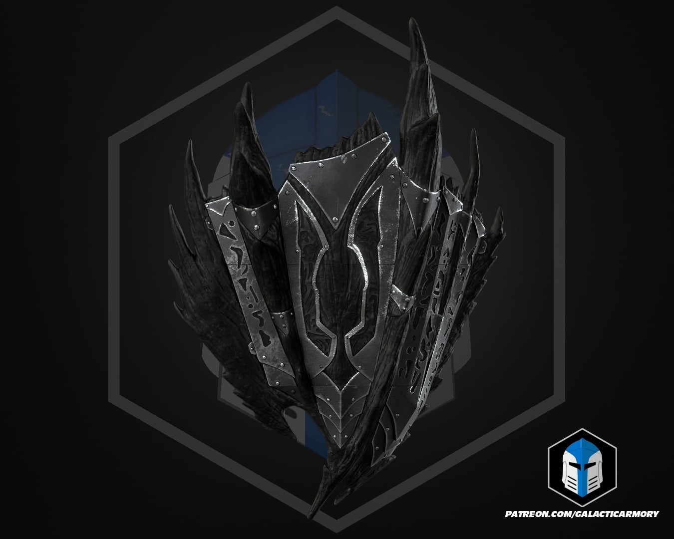 Daedric Shield - 3D Print Files 3d model
