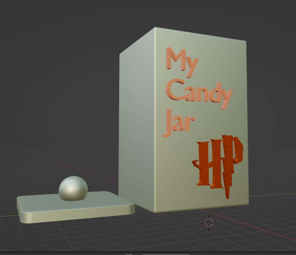 Harry Potter Candy Jar with lid.stl 3d model