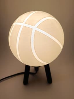 Hybrid Hanging/Desk Basketball Lamp 3d model