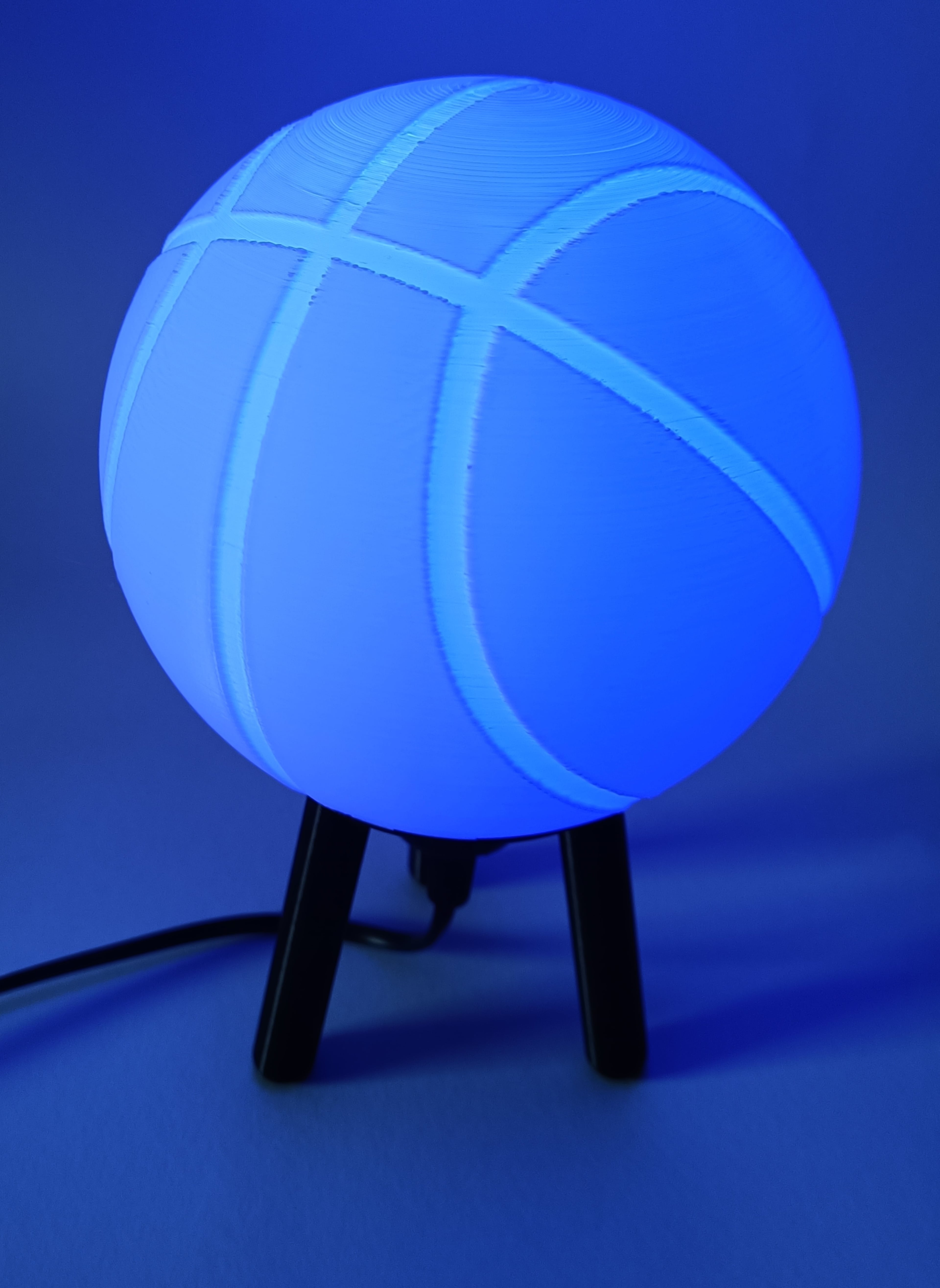 Hybrid Hanging/Desk Basketball Lamp 3d model